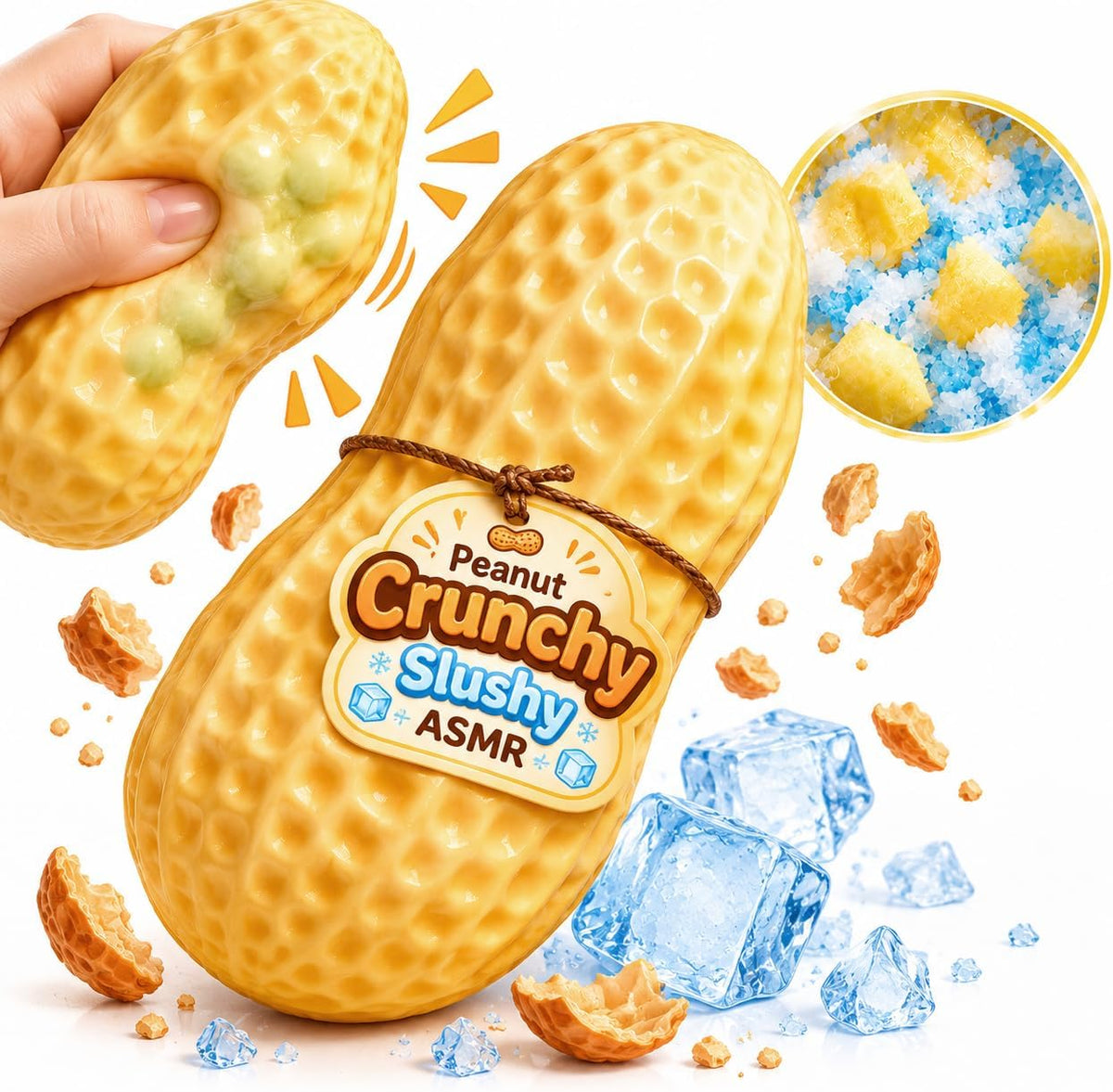 Crunchy Peanut Squishy Toy