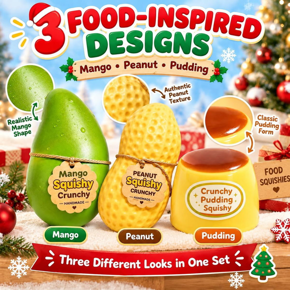 Crunchy Squishy 3-Pack