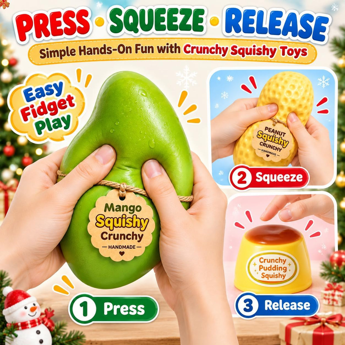 Crunchy Squishy 3-Pack