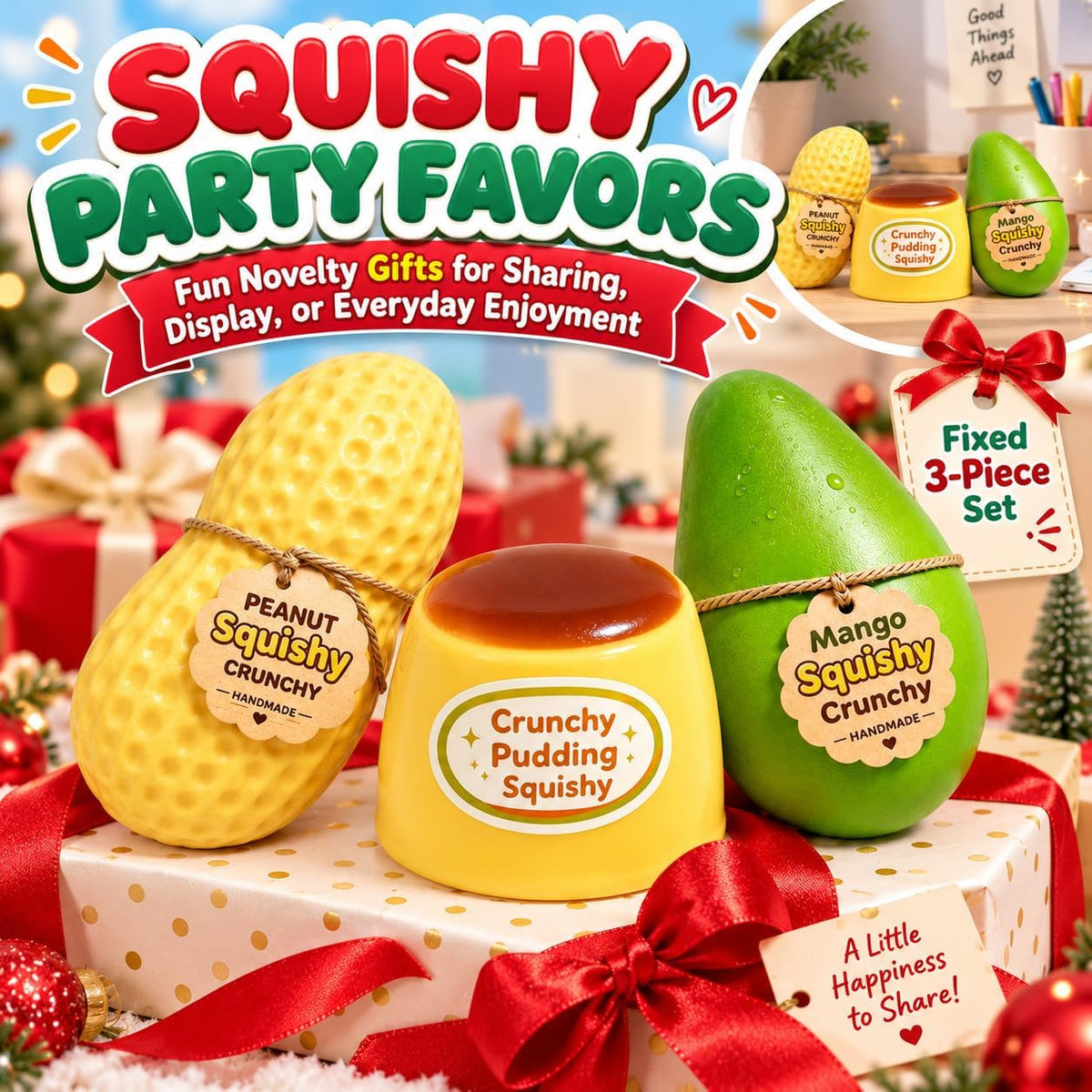 Crunchy Squishy 3-Pack