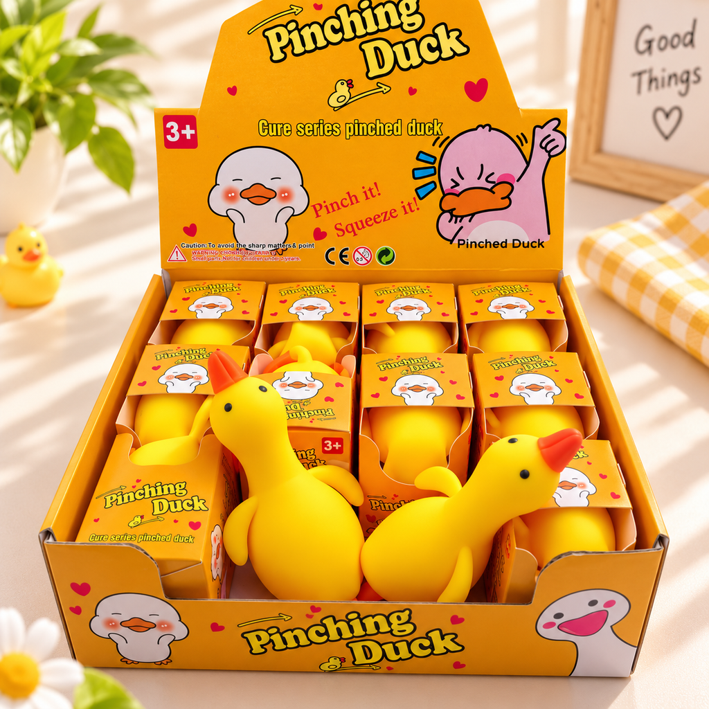 Cute Pinching Duck Squishy Toy - Sensory & Fidget Toy