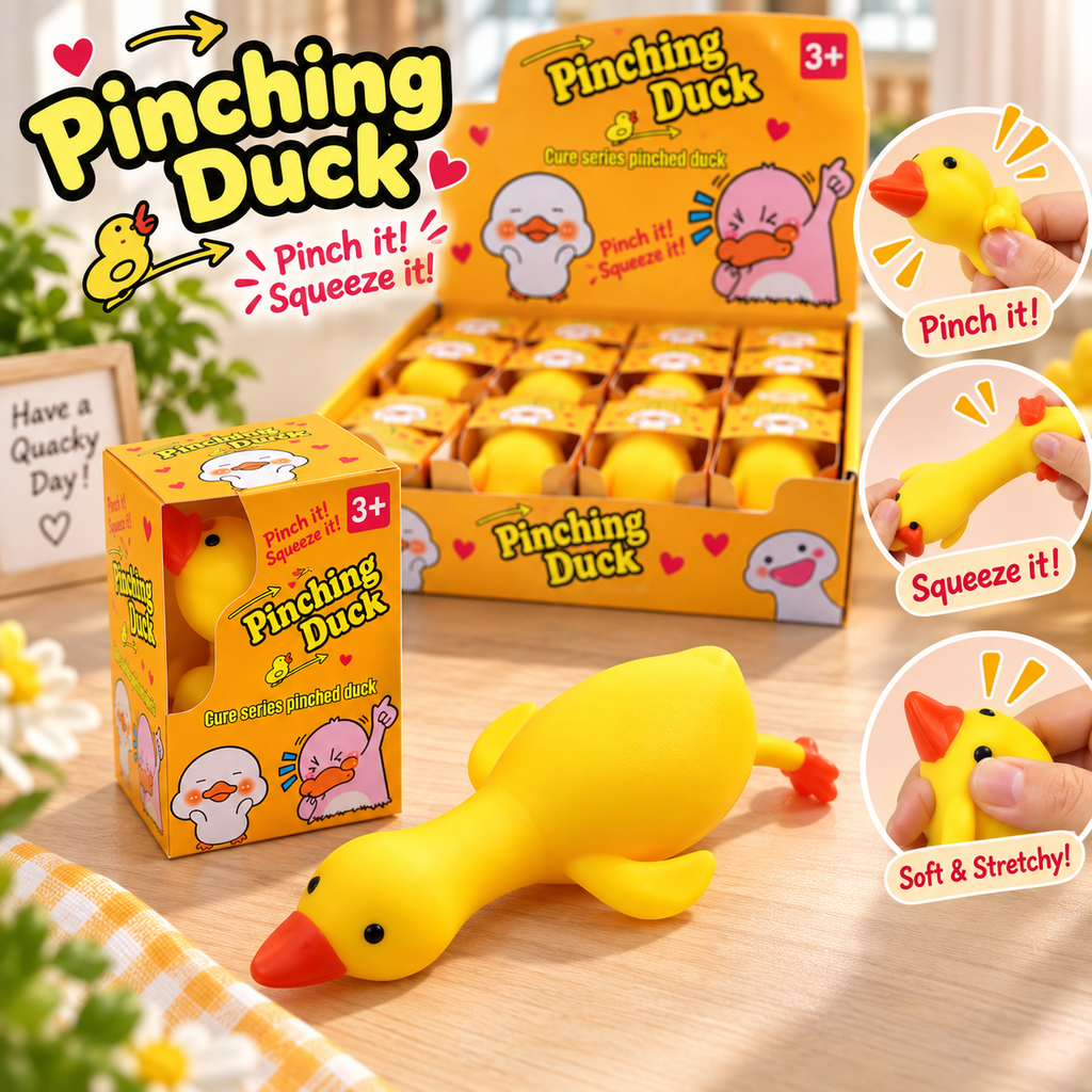 Cute Pinching Duck Squishy Toy - Sensory & Fidget Toy