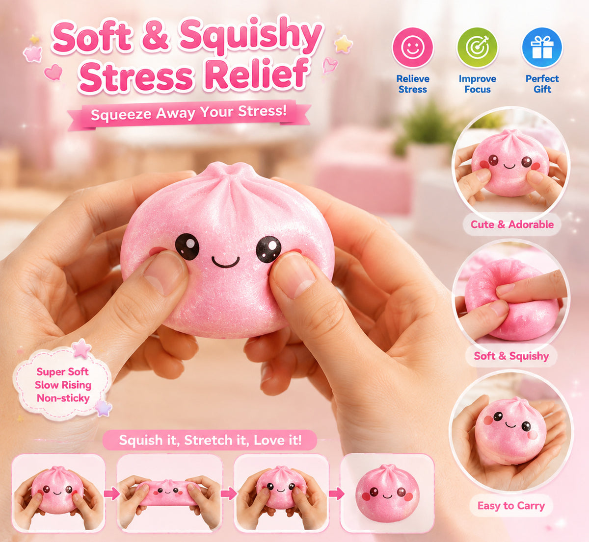 Squishy Fun Box - 8-Piece Ultimate Sensory & Fidget Toy Set